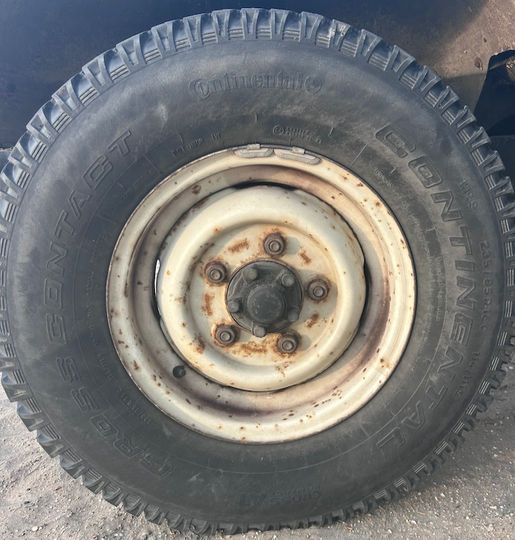 defender met roest