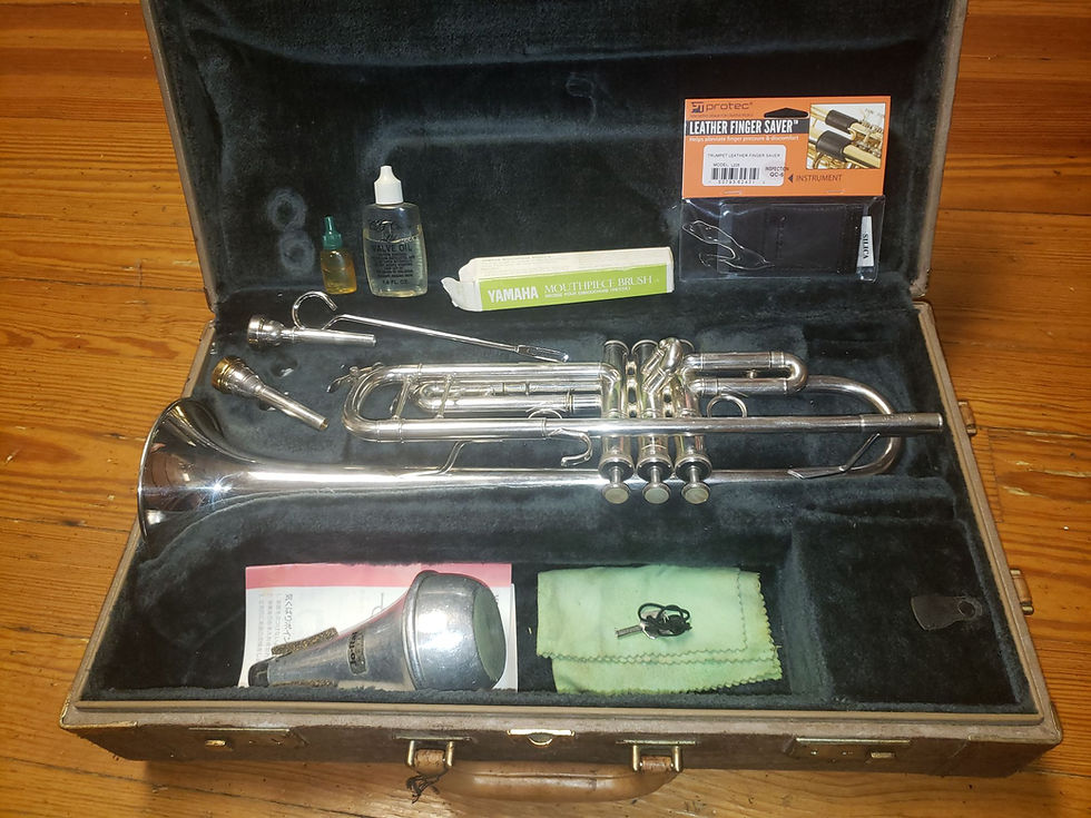 Yamaha Xeno 8335USII Silver Trumpet--Gorgeous, Serviced!
