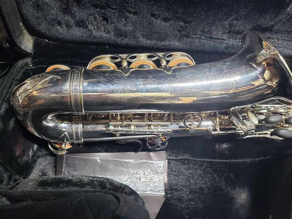 Thumbnail: Crazy Rare Selmer Mark VI Low A Alto Saxophone In Silver Plate!