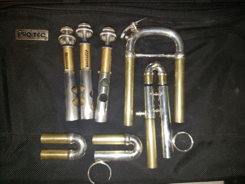 Thumbnail: Bach Artisan AB190S Silver Trumpet--Gorgeous!