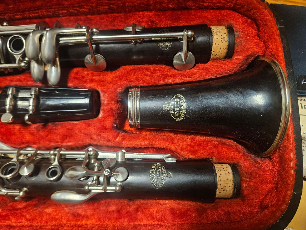 Thumbnail: Buffet Crampon Evette France Intermediate Wood Clarinet--Overhauled!