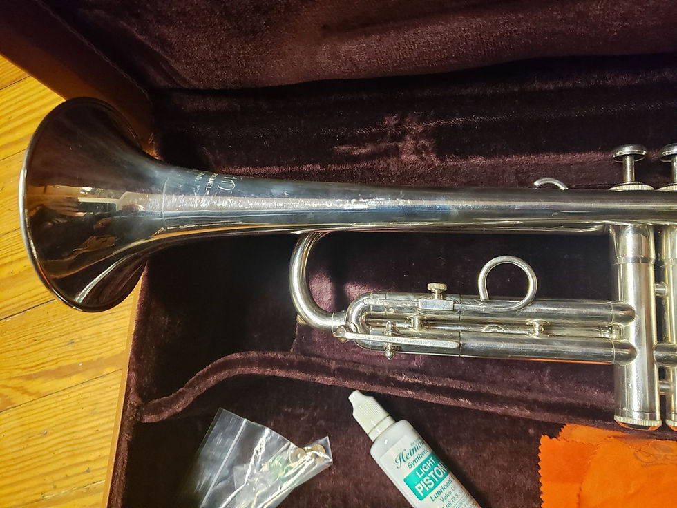 Thumbnail: Vintage 1953 Martin Committee Silver Trumpet W/ Gold Wash Bell