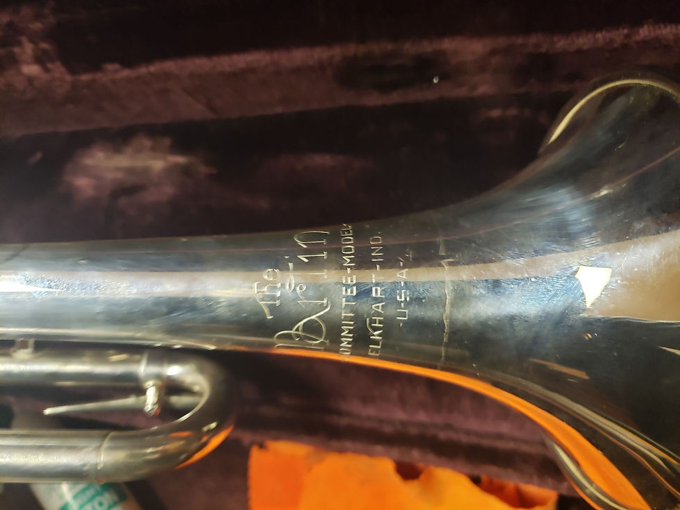 Thumbnail: Vintage 1953 Martin Committee Silver Trumpet W/ Gold Wash Bell