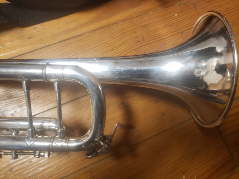 Thumbnail: Bach Stradivarius 180S37 Silver Bb Trumpet W/ Extras