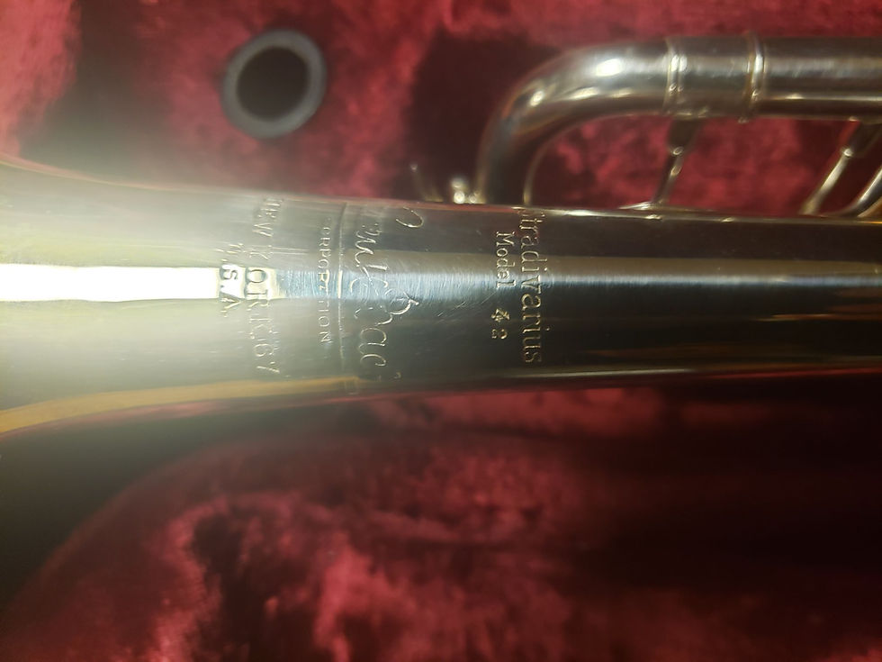 Thumbnail: Vintage Bach NY Stradivarius 180S42 Silver Trumpet