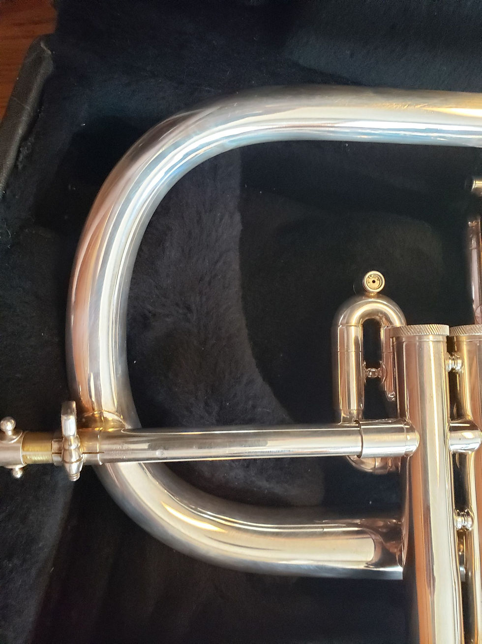 Thumbnail: Blessing B155 4-Valve Silver Bb Flugelhorn! Gorgeous!