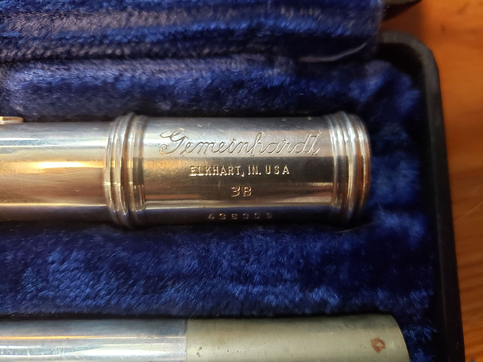 Thumbnail: Gemeinhardt 3B Step-Up Flute--Open Hole, B-Foot, Just Adjusted!
