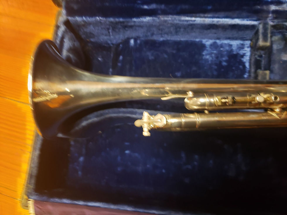 Thumbnail: Vintage Bach Stradivarius 180S37 Silver Trumpet W/ Gold Trim