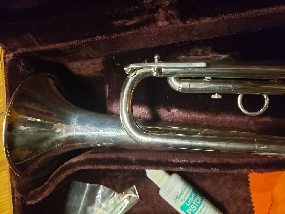 Thumbnail: Vintage 1953 Martin Committee Silver Trumpet W/ Gold Wash Bell