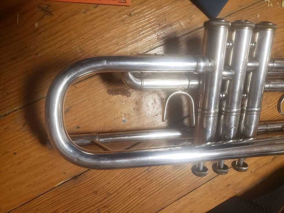 Thumbnail: Bach Stradivarius 180S37 Silver Bb Trumpet W/ Extras