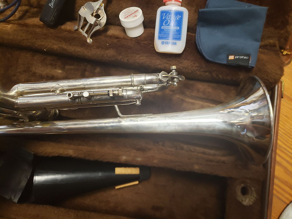 Thumbnail: Bach Stradivarius 180S37 Silver Trumpet--Fully Serviced!