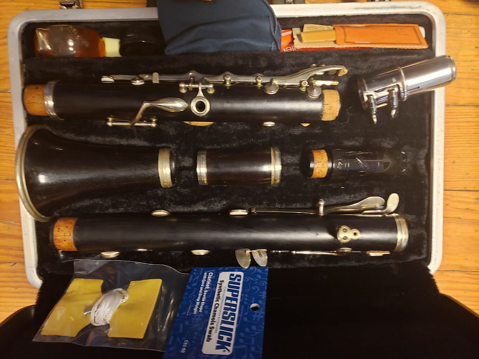 Thumbnail: Penzel Mueller France A Clarinet--New Valentino Pads, Crazy Cheap!