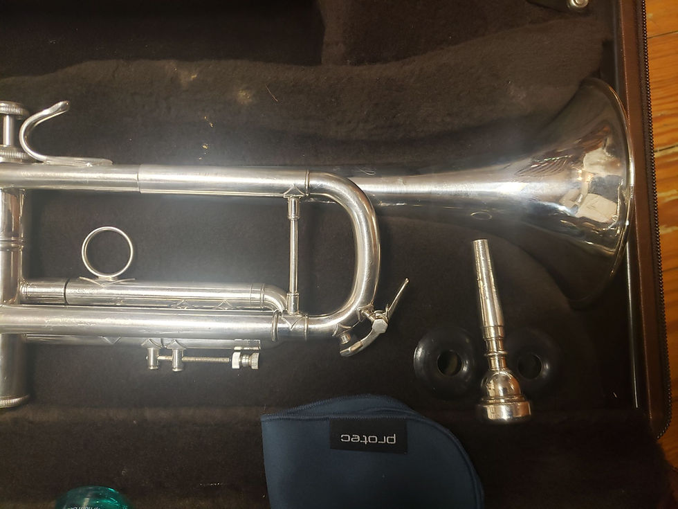 Thumbnail: Bach Stradivarius LR180S37 Silver Trumpet