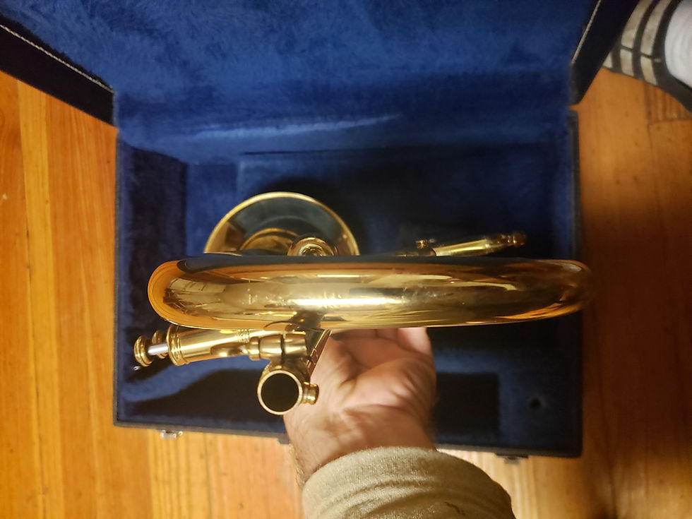 Thumbnail: Vintage A. Courtois Professional Flugelhorn W/ Trigger!
