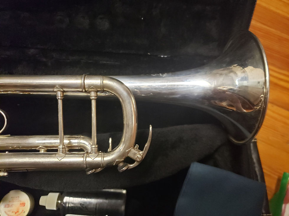 Thumbnail: Yamaha Xeno II 8335SII Silver Trumpet--Near Perfect!