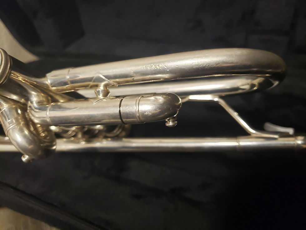 Thumbnail: Bach TR200S Silver Intermediate Trumpet--Almost A Strad!