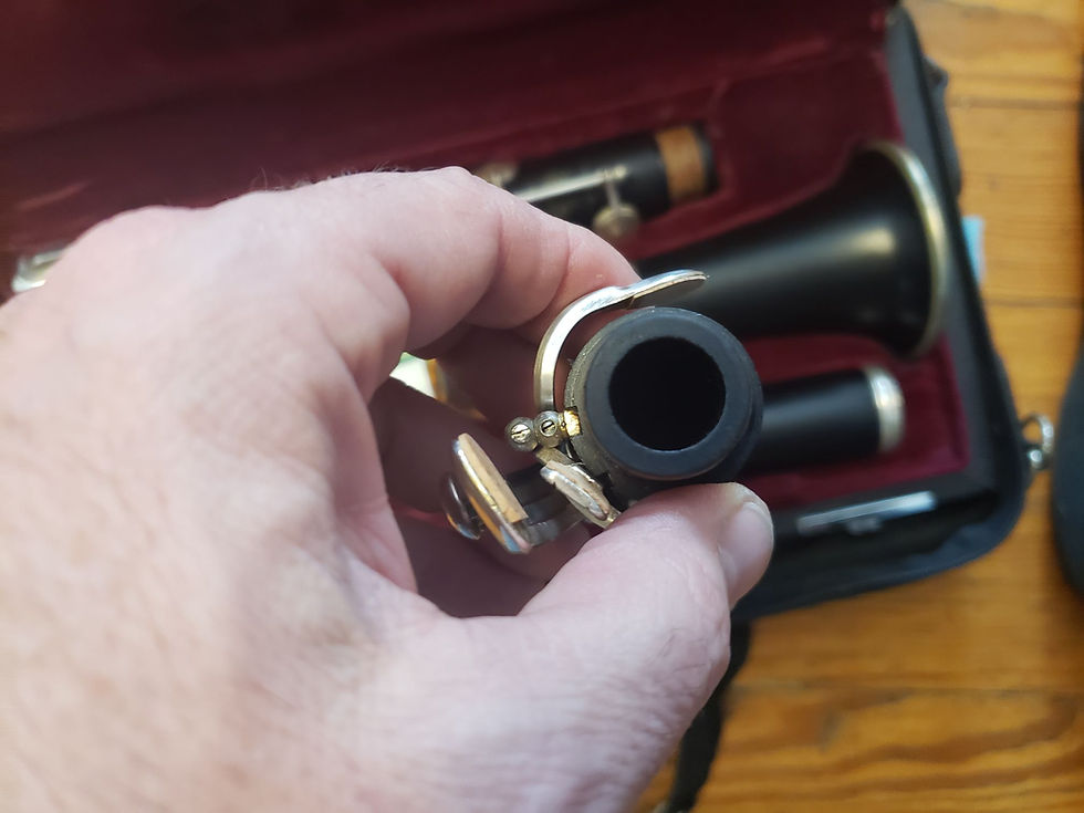 Thumbnail: Buffet Crampon R13 Clarinet--Ferree's Pads, 5RV Mouthpiece!