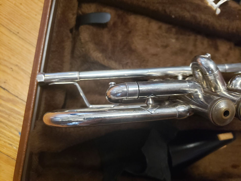 Thumbnail: Bach Stradivarius 180S37 Silver Trumpet--Fully Serviced!