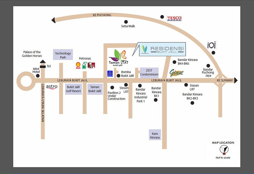 Location Map - Residensi Bukit Jalil