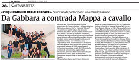 Da Gabbara a contrada Mappa a cavallo