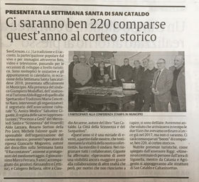 Presentata la Settimana Santa di San Cataldo