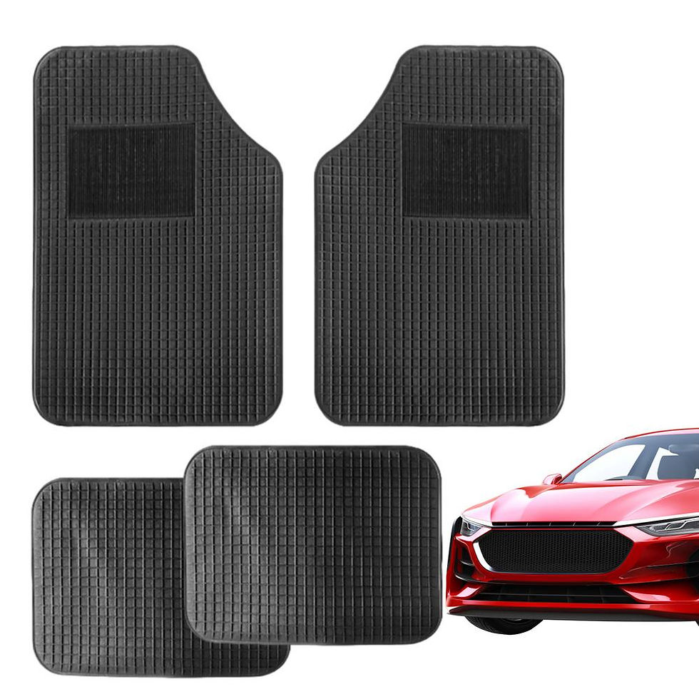 Thumbnail: Car Carpet Mats Set Of 4 PVC All-Season  For Sedan Trucks Caravan Minivan