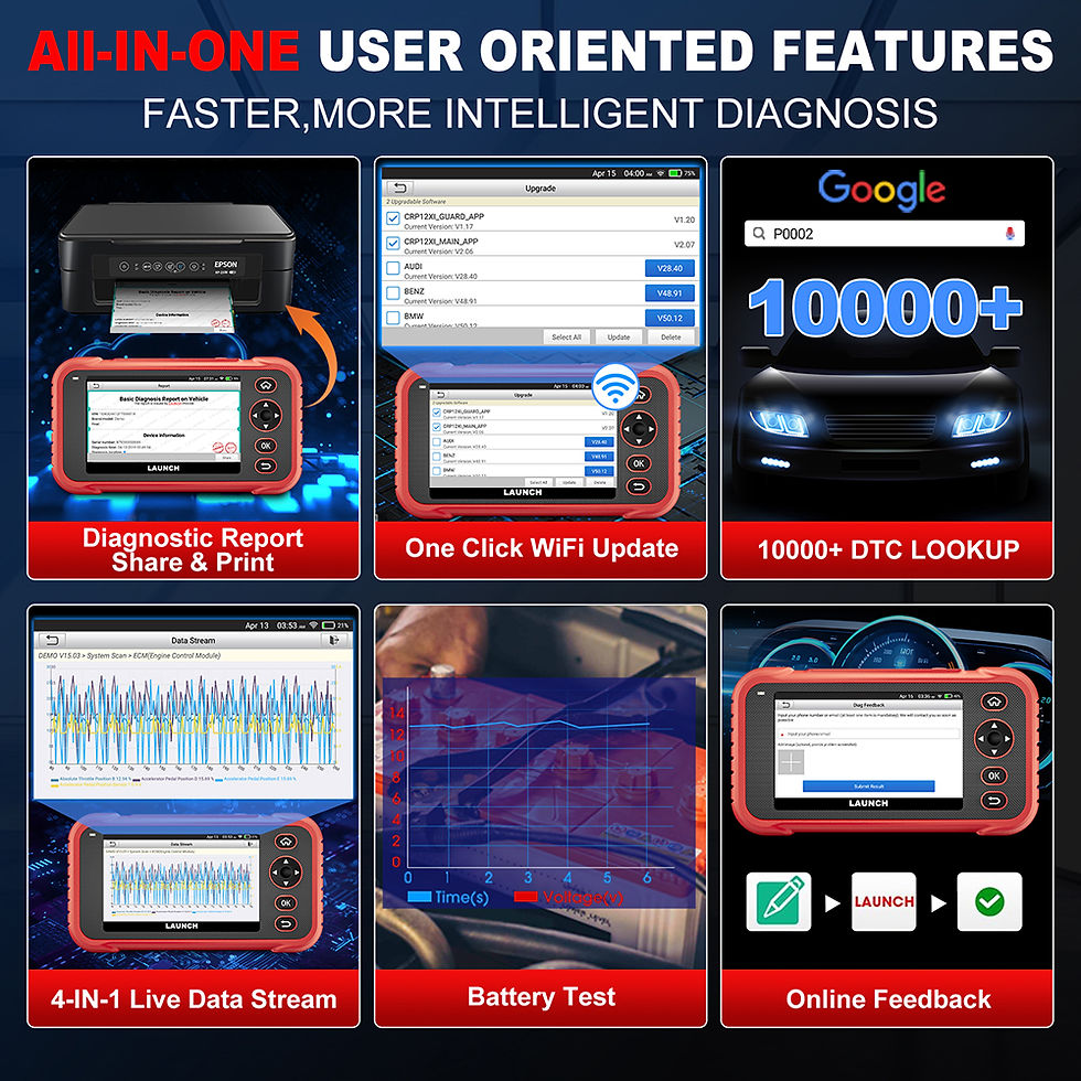 Thumbnail: LAUNCH X431 CRP129E PLUS Car Diagnostic Tools Full Systems