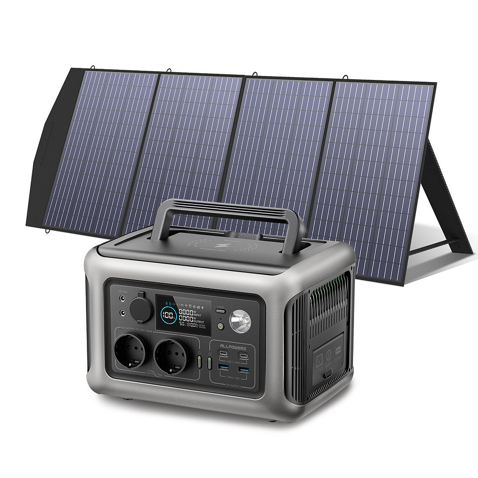 Thumbnail:  R600 Solar Generator with Solar Panel included,   Charger for Camp