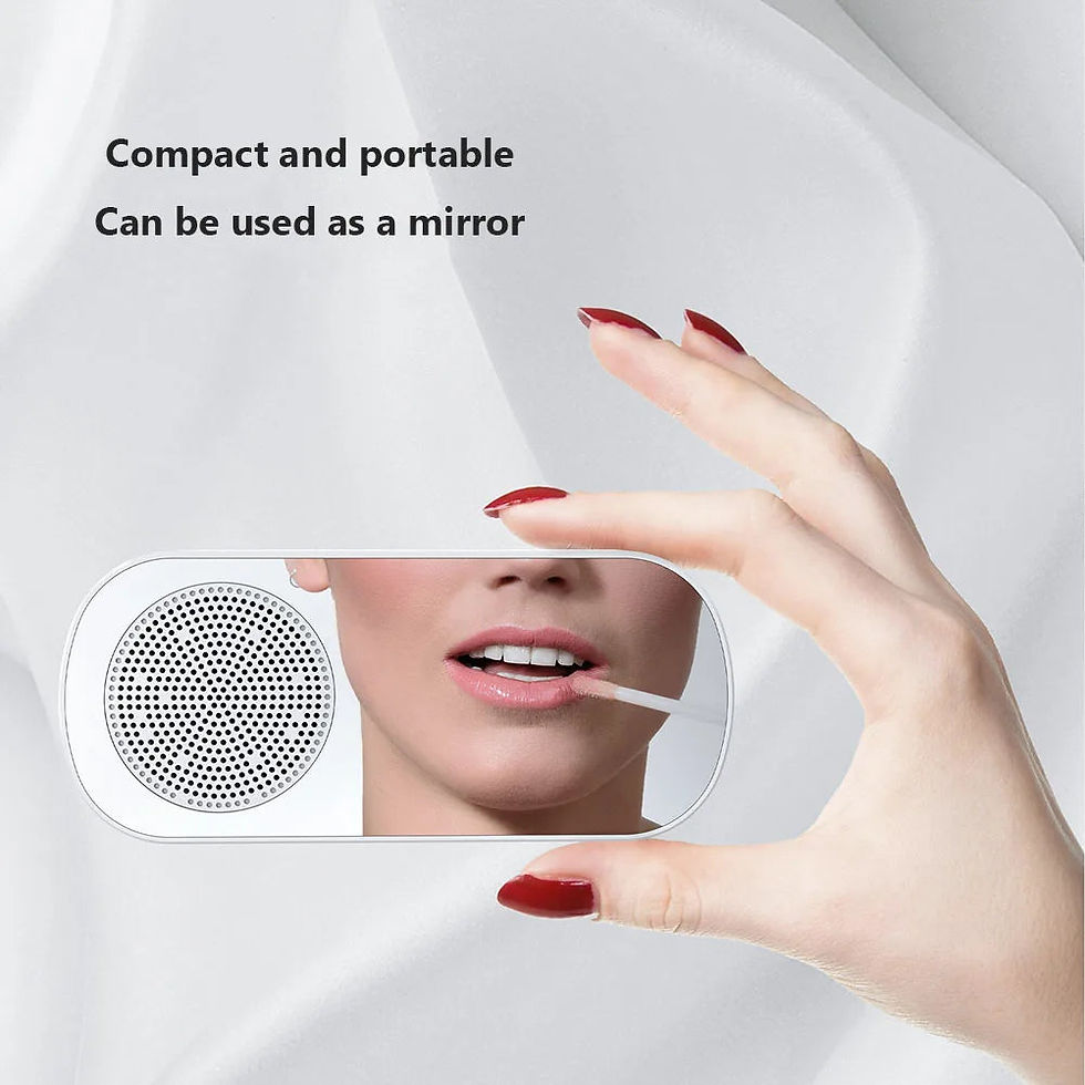 Thumbnail: Wireless Bluetooth-Compatible Speaker FM Radio Clock Dual Alarm USB Rechargeable