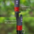 Thumbnail:  Adjustable Folding Cane With Alarm LED Light Radio And Cushionable Handle 