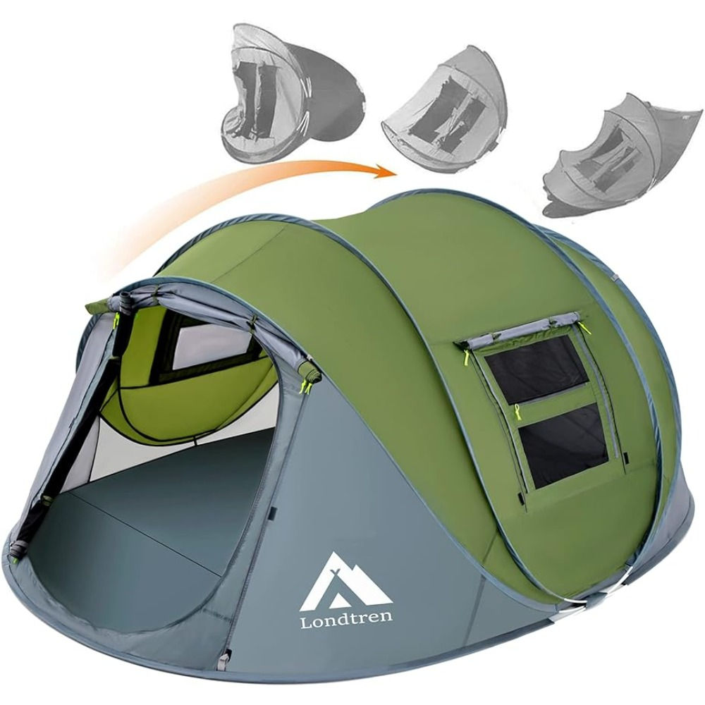 4 Person Easy Pop Up Tent Waterproof Automatic Setup