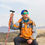 Thumbnail: 5-Section Portable Outdoor Fold Trekking Pole Walking Hiking Stick