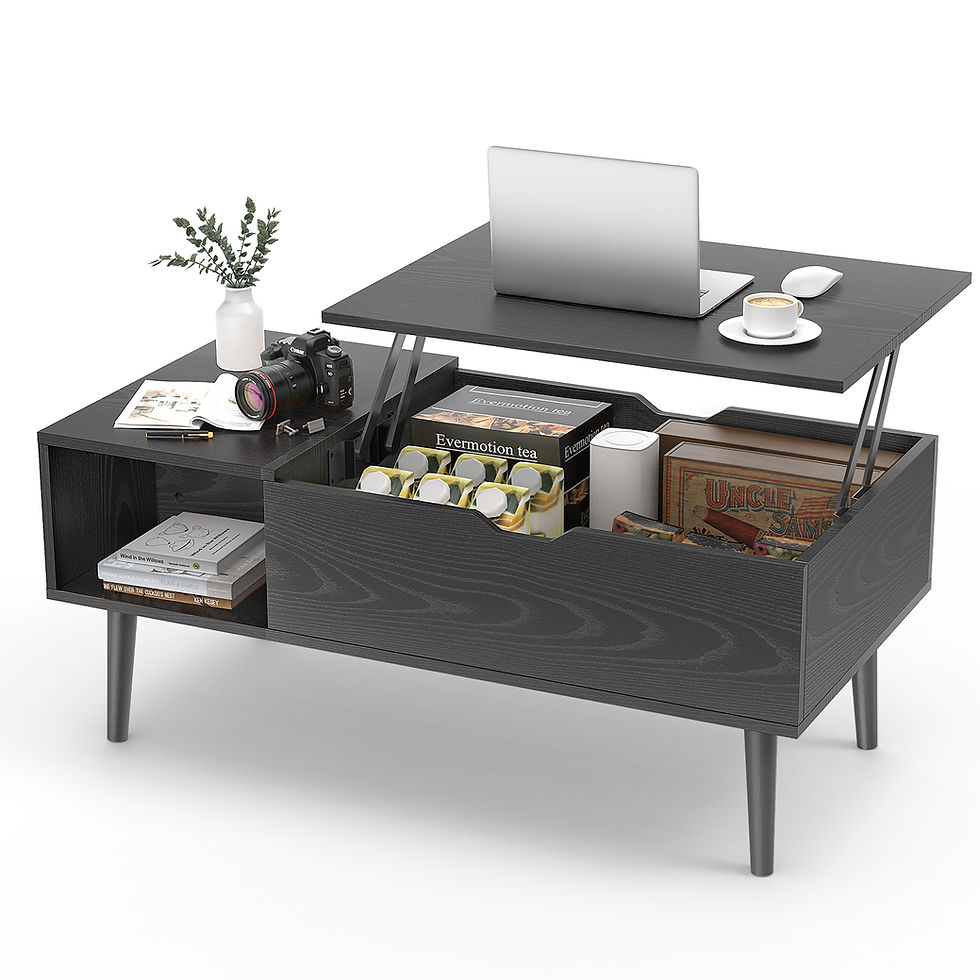Thumbnail:  Lift Top Coffee Tables  With Adjustable Storage Shelf Easy To Lift Or Lower