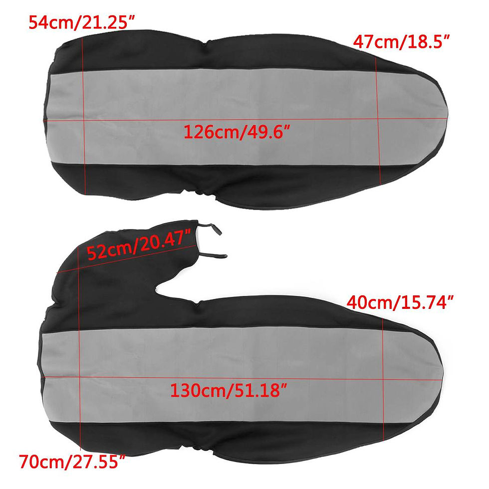 Thumbnail: 2PCS For Ford Ranger 60/40 High Back Seat Cover 1998 1999 2000 2001 2002 2003