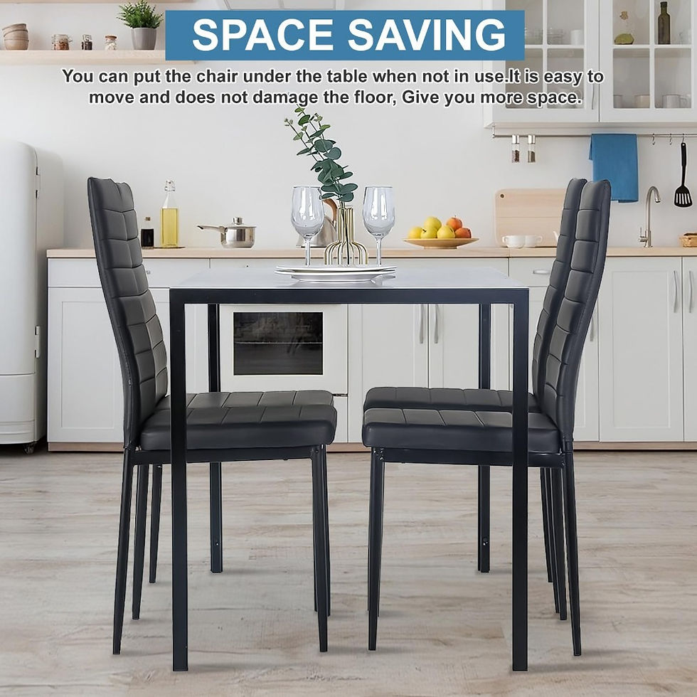 Thumbnail: 2024 New Dining Table and Chairs Set for Dining Room and Kitchen