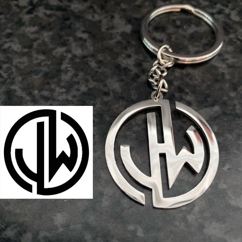 Customized Any Logo Keychain For Women Men Custom Name Letter Key Chain Pendant