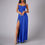 Thumbnail: Elegant Women Sexy Satin Prom Party Dress Solid Color Slim Fit