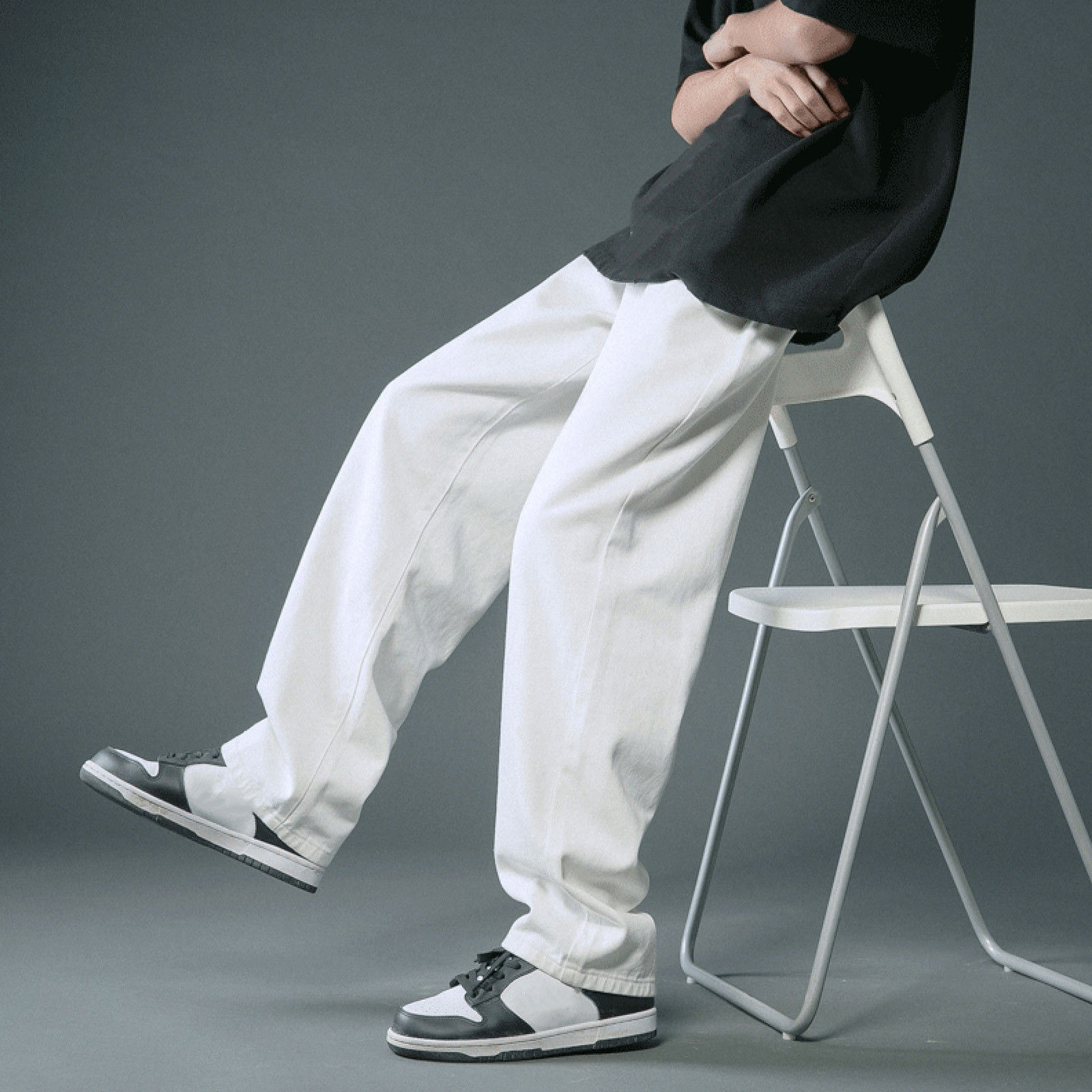 2023 New Street Casual Baggy Jeans Men's 