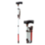 Thumbnail: A lightweight foldable walking stick height adjustable with non-slip tip,
