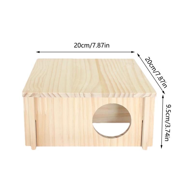 Thumbnail: Hamster Tunnel Square 2-Chamber Hamster Habitats For Hamster Gerbils