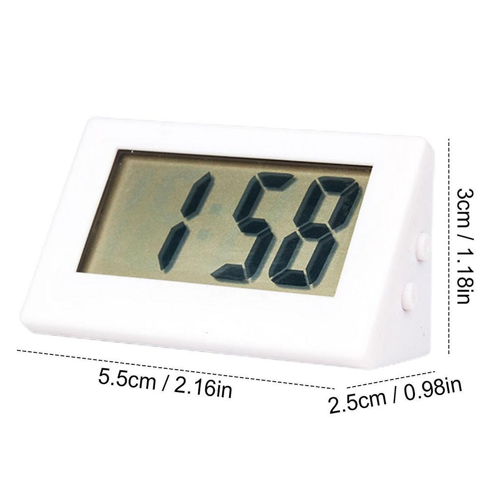Thumbnail: Digital Clock No Tick Electric Alarm Desk Clock For Office Table