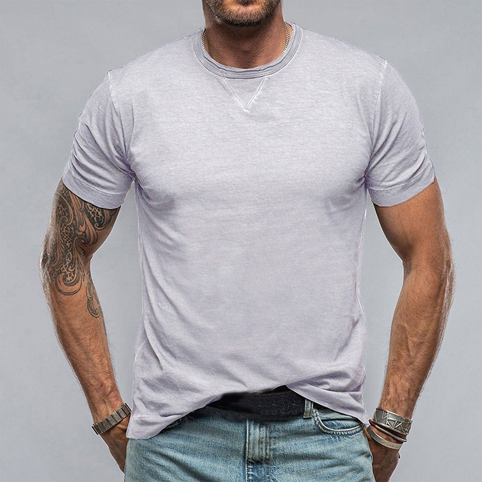 Thumbnail: Men'S Solid T-Shirts V Neck 