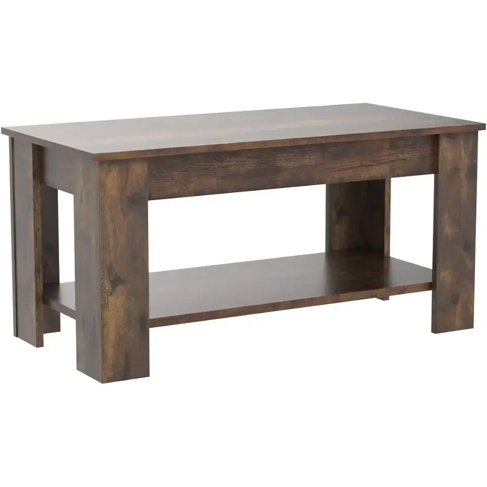 Thumbnail:  Lift Top Coffee Table Wooden Center Tables with Hidden Compartment and Storage 