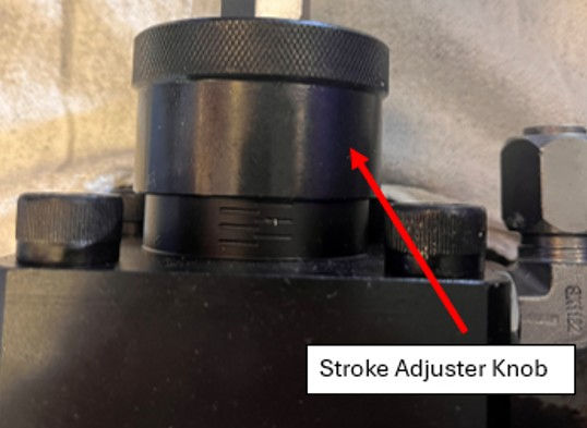 Mix Head Stroke Adjuster