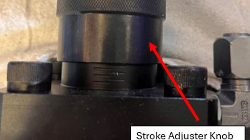 Mix Head Stroke Adjuster