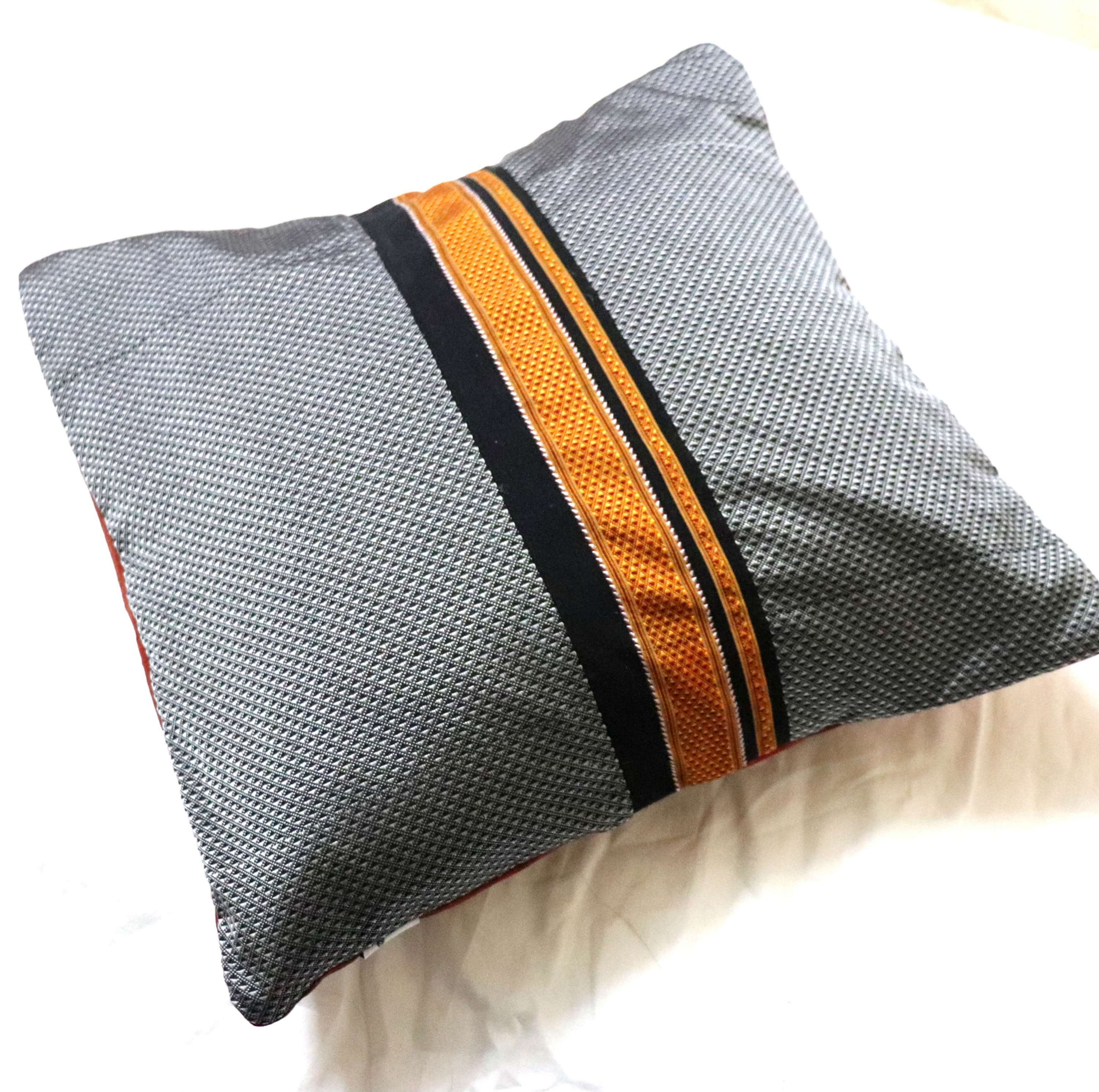 Premium Grey Khun cushion cover