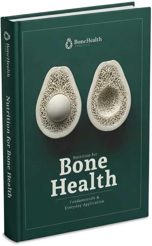Nutrition for Bone Health guide book by Bone Health Practice, covering osteoporosis and bone health fundamentals