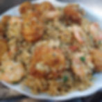 Chaufa de Huevera y Langostinos