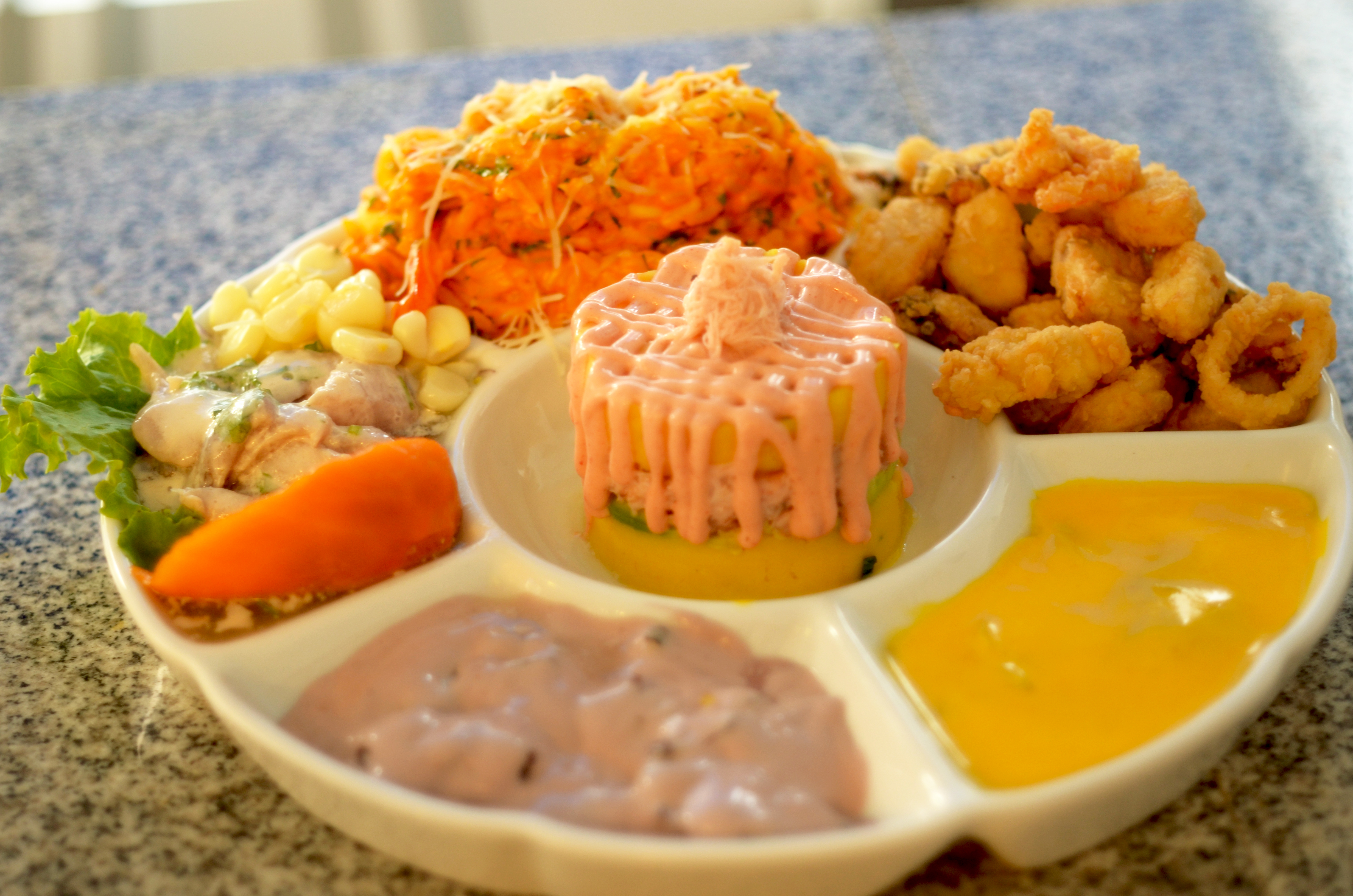 Arranged Food and Objects