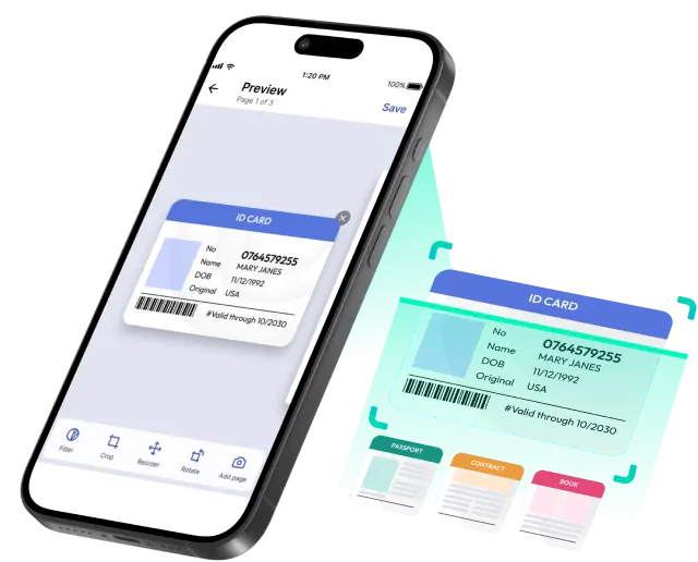 All-in-One Solution Scan, sign, share, collaborate, sync and manage with Easy Scanner!”